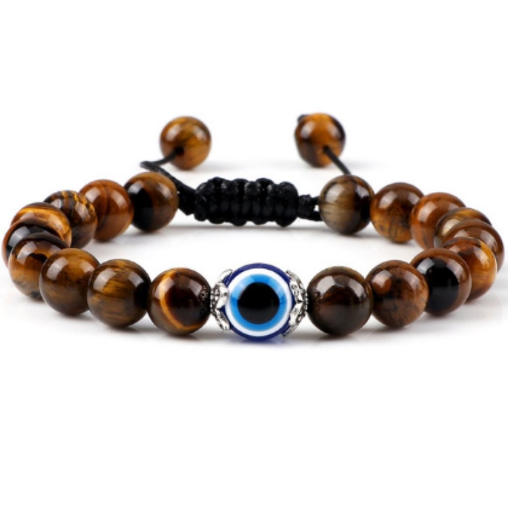 Evil Eye Bracelet,Tiger Eye Bracelet,Hamsa Bracelet,Good Luck Bracelet